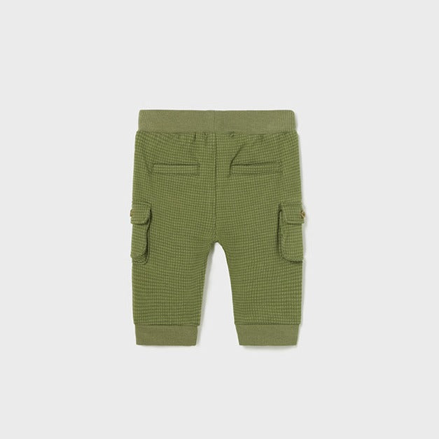 Newborn Hunter Green Cargo Pants
