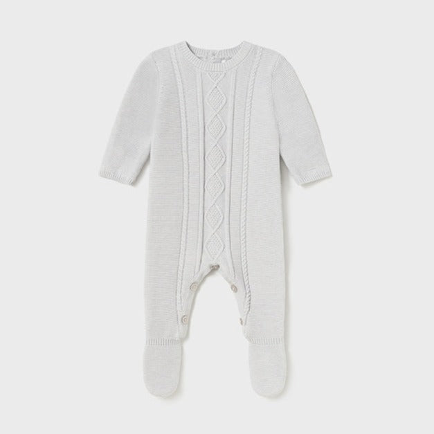 Newborn Pluto Grey Romper