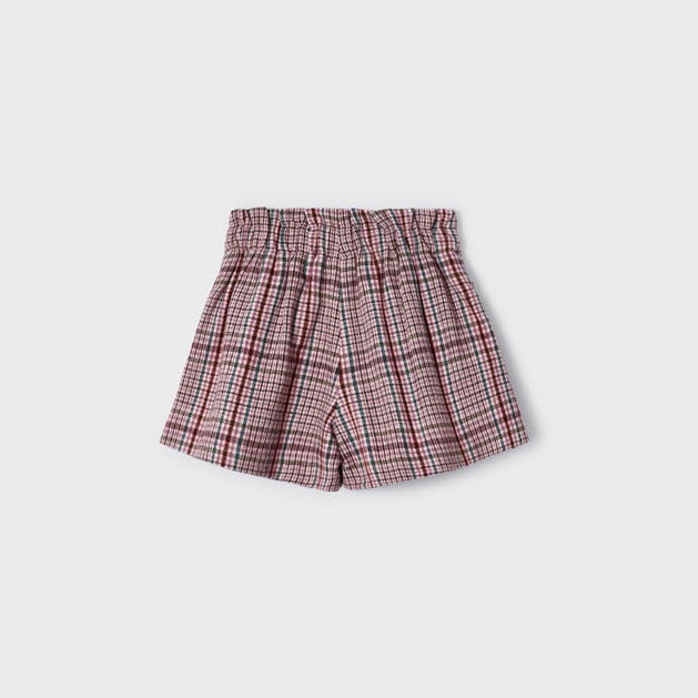 Girls Orchid Plaid Shorts