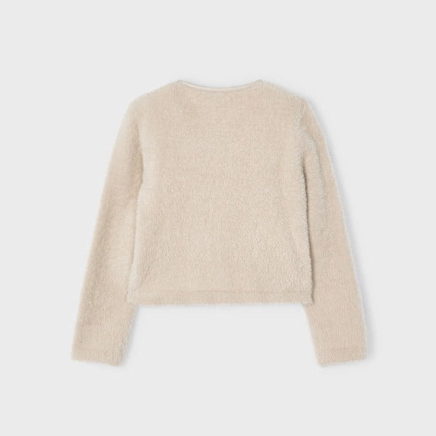 Girls Dune Faux Fur Zip-Up Sweater