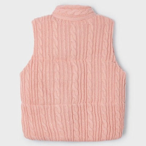 Rose Padded Knit Vest