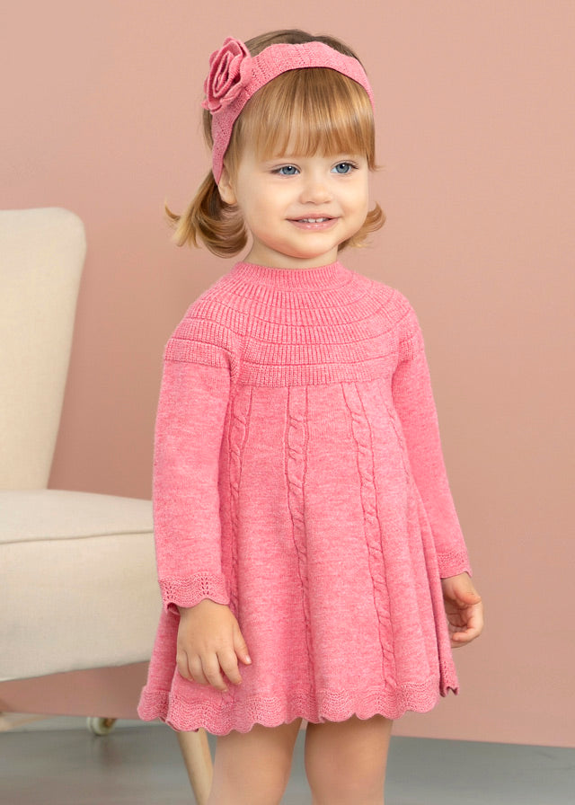 Baby Girl Strawberry Knit Dress