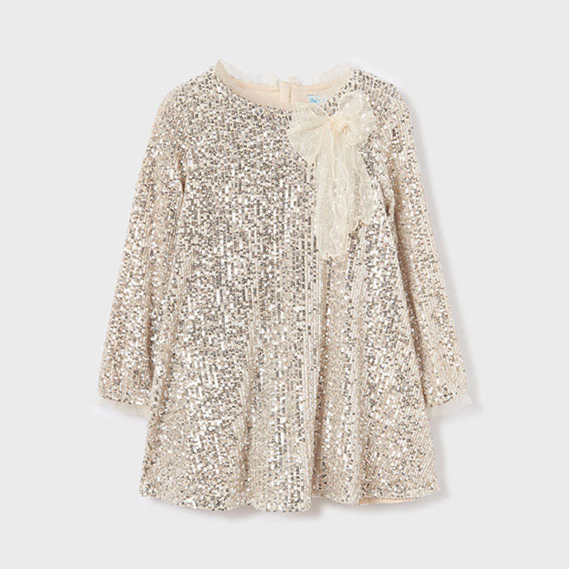 Sand Sequin Dress