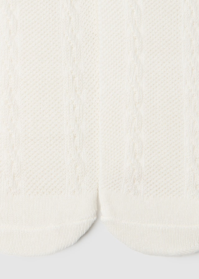 Newborn Cotton Leggings - Off White