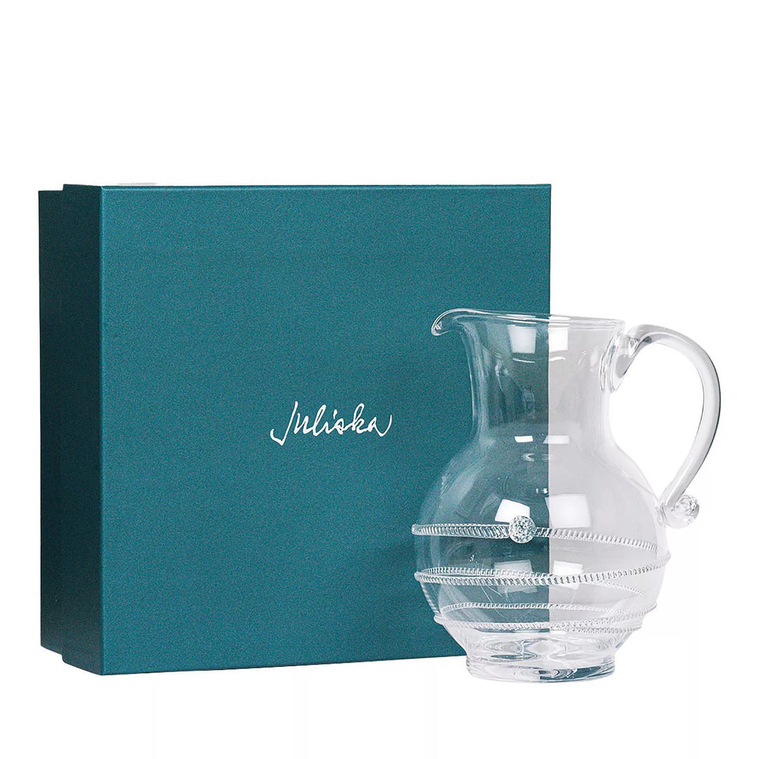 Amalia Glass Round Pitcher