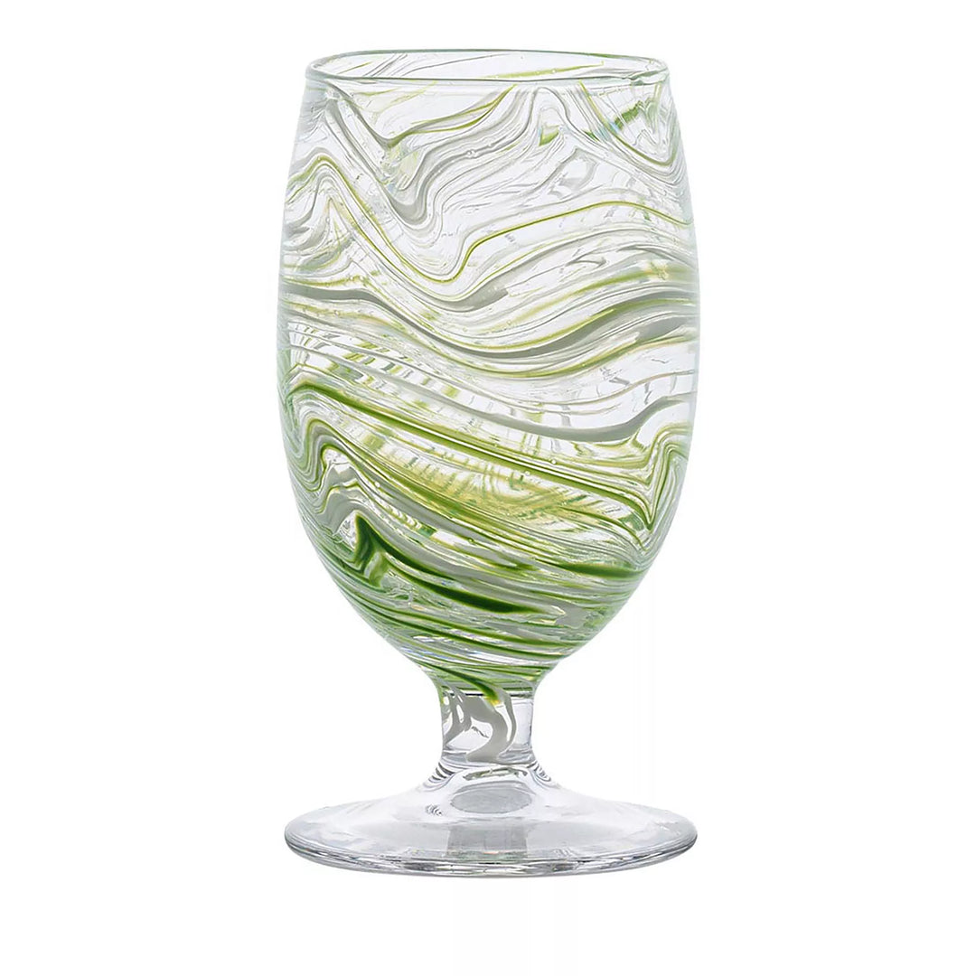 Puro Marbled Goblet - Green