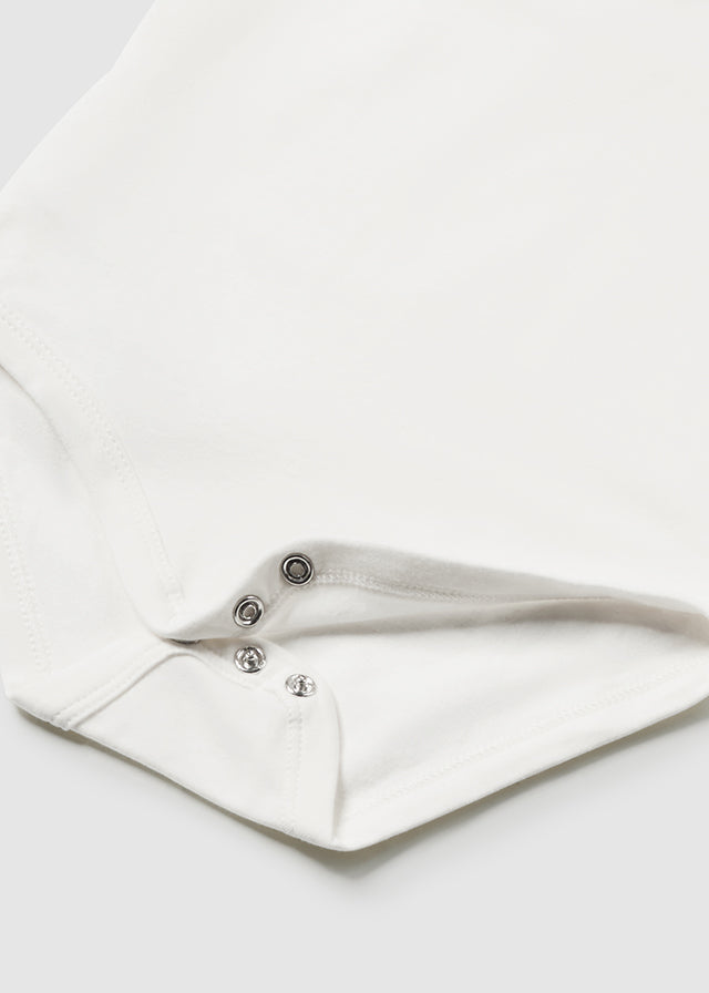 Off White Ruffle Bodysuit