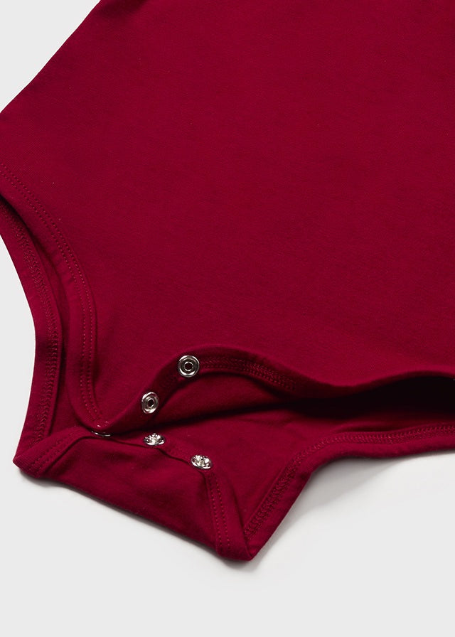 Cherry Long Sleeve Polo Bodysuit