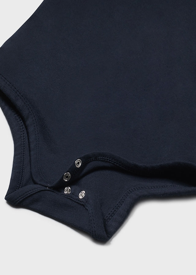 Navy Polo Bodysuit