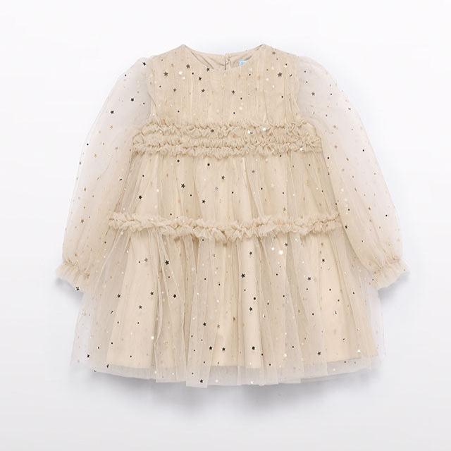 Wheat Star Tulle Dress