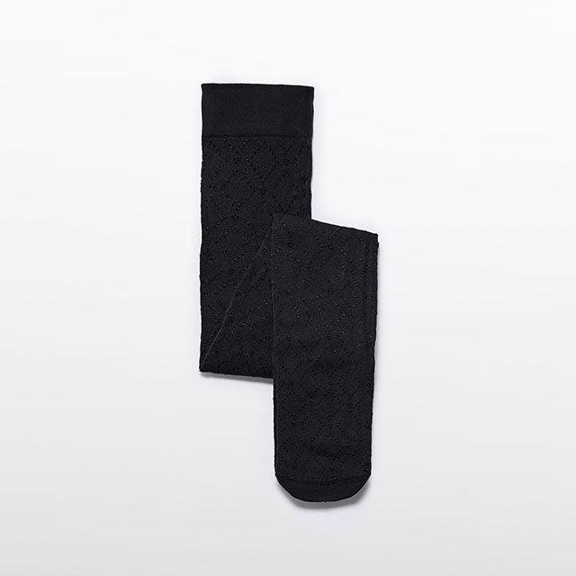 Black Jacquard Tights