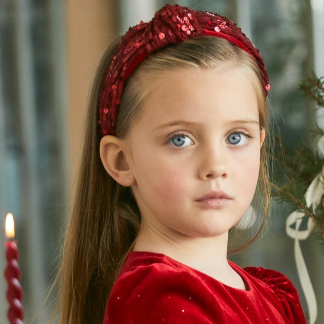 Red Sequin Headband