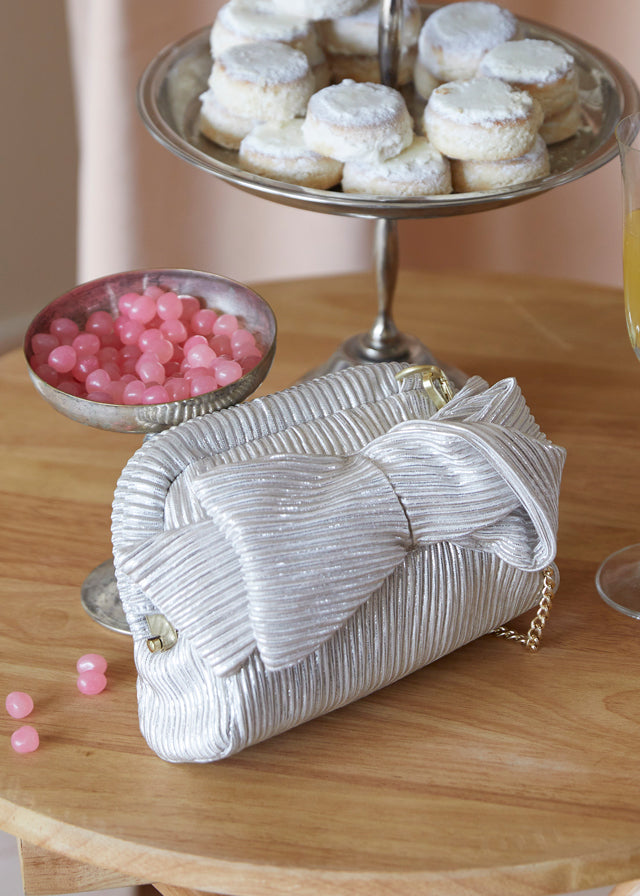 Golden Bow Loop Bag