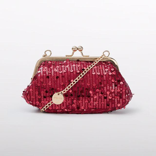 Red Sequins Hand Bag