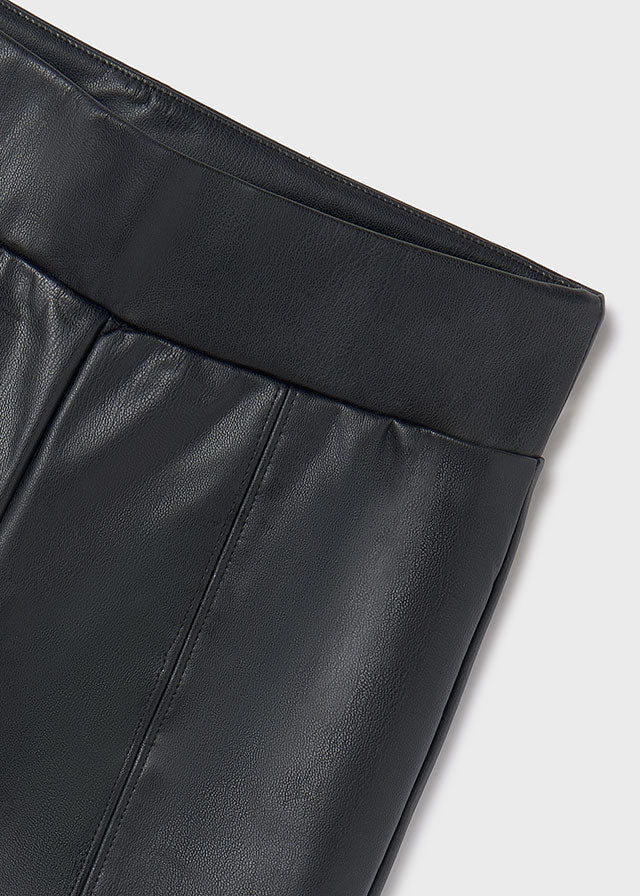 Black Leather Leggings