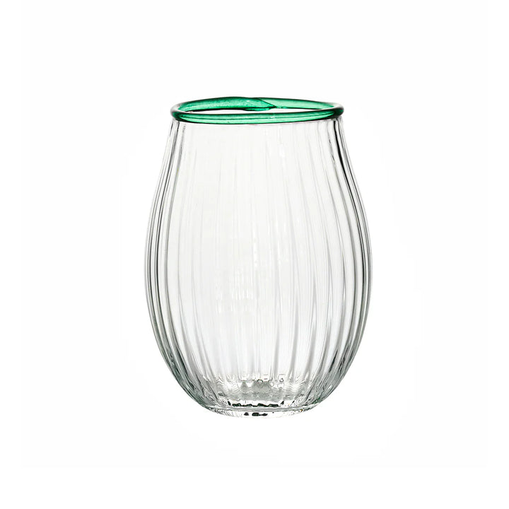 Nell Stemless Wine Glass Assorted Set/4 - Multi