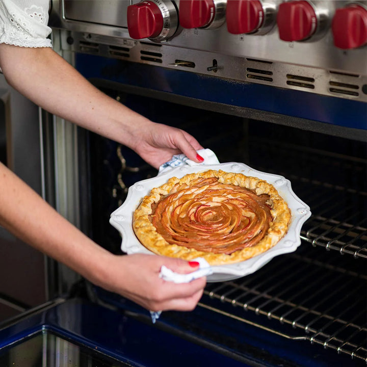 Berry &amp; Thread Pie Dish - Whitewash