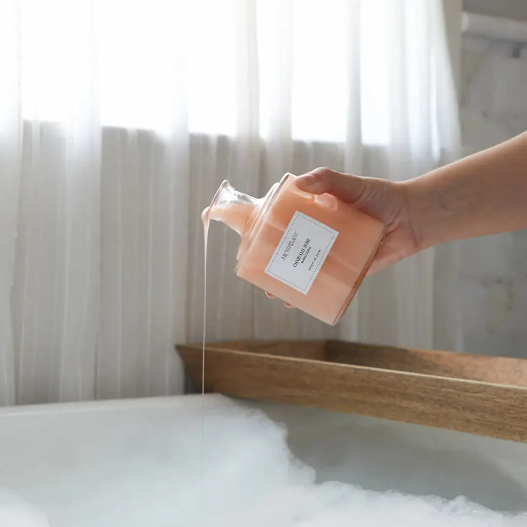 Archipelago Botanicals - Charcoal Rose Bubble Bath
