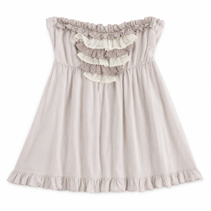 Vintage Shell Strapless Cover Up