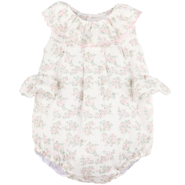 Pink Floral Bluffs Ruffle Bubble