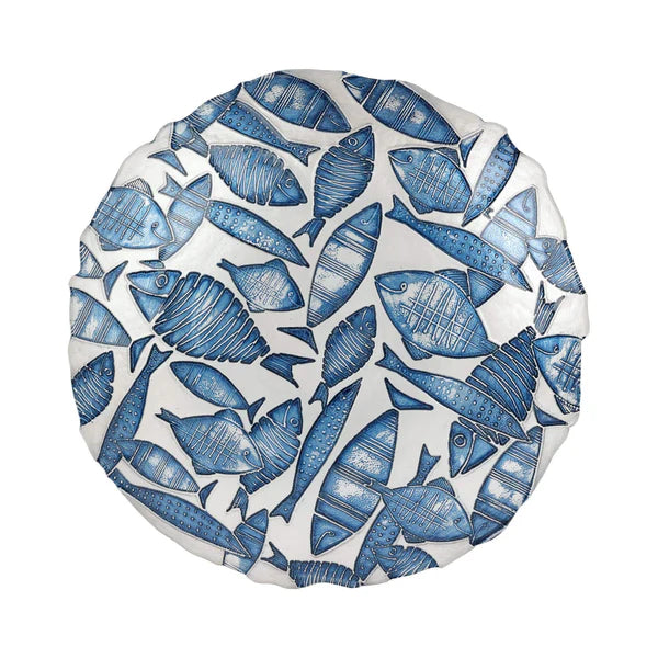 Isola Glass Shallow Bowl