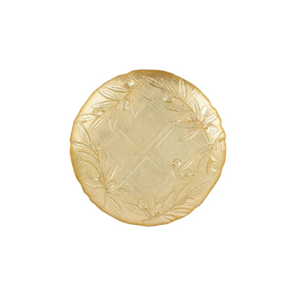 Moon Glass Olive Salad Plate