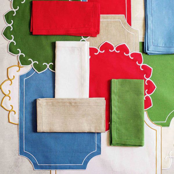 Tessuti Sage Green Napkins - Set of 4