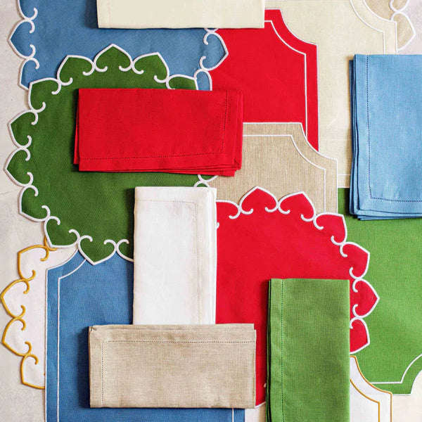 Tessuti Red Napkins - Set of 4