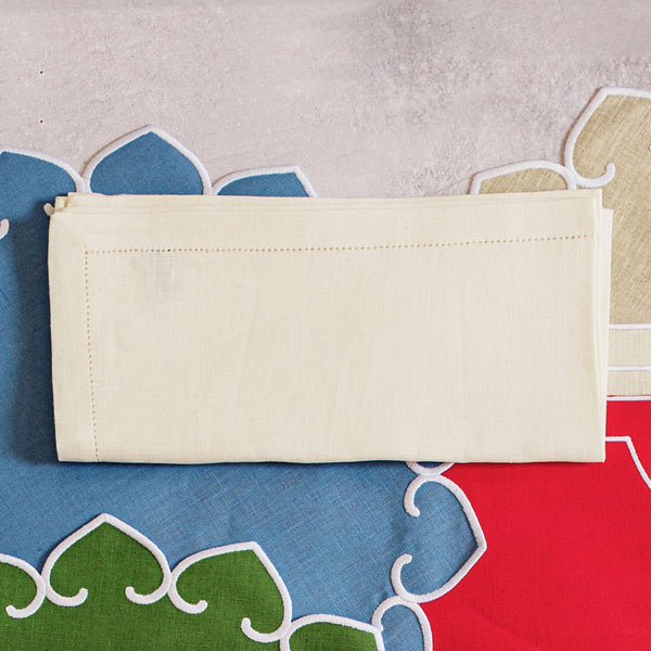 Tessuti Ivory Napkins - Set of 4
