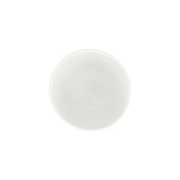 Viva Garden White Embossed Leaves Cachepot