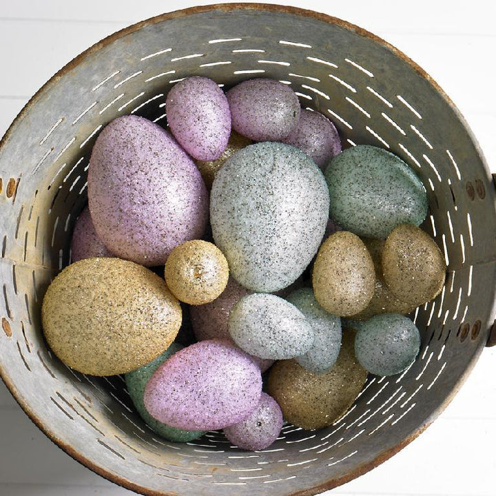 Glass Glitter Egg