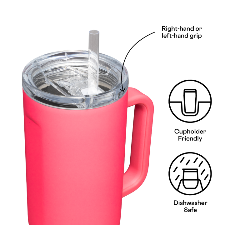 CRUISER INSULATED TUMBLER WITH HANDLE