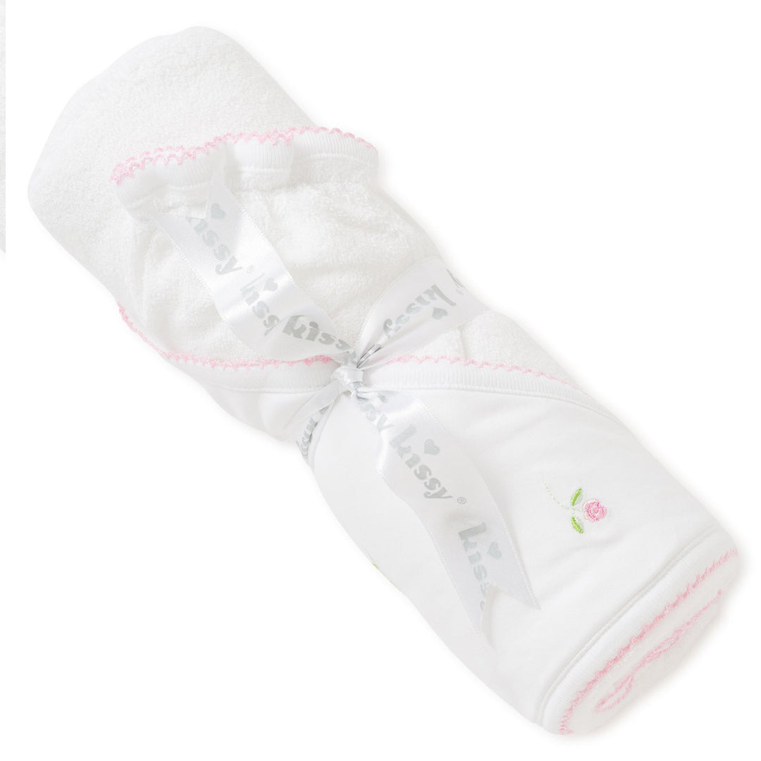 Garden Roses Hooded Towel w/ Mitt