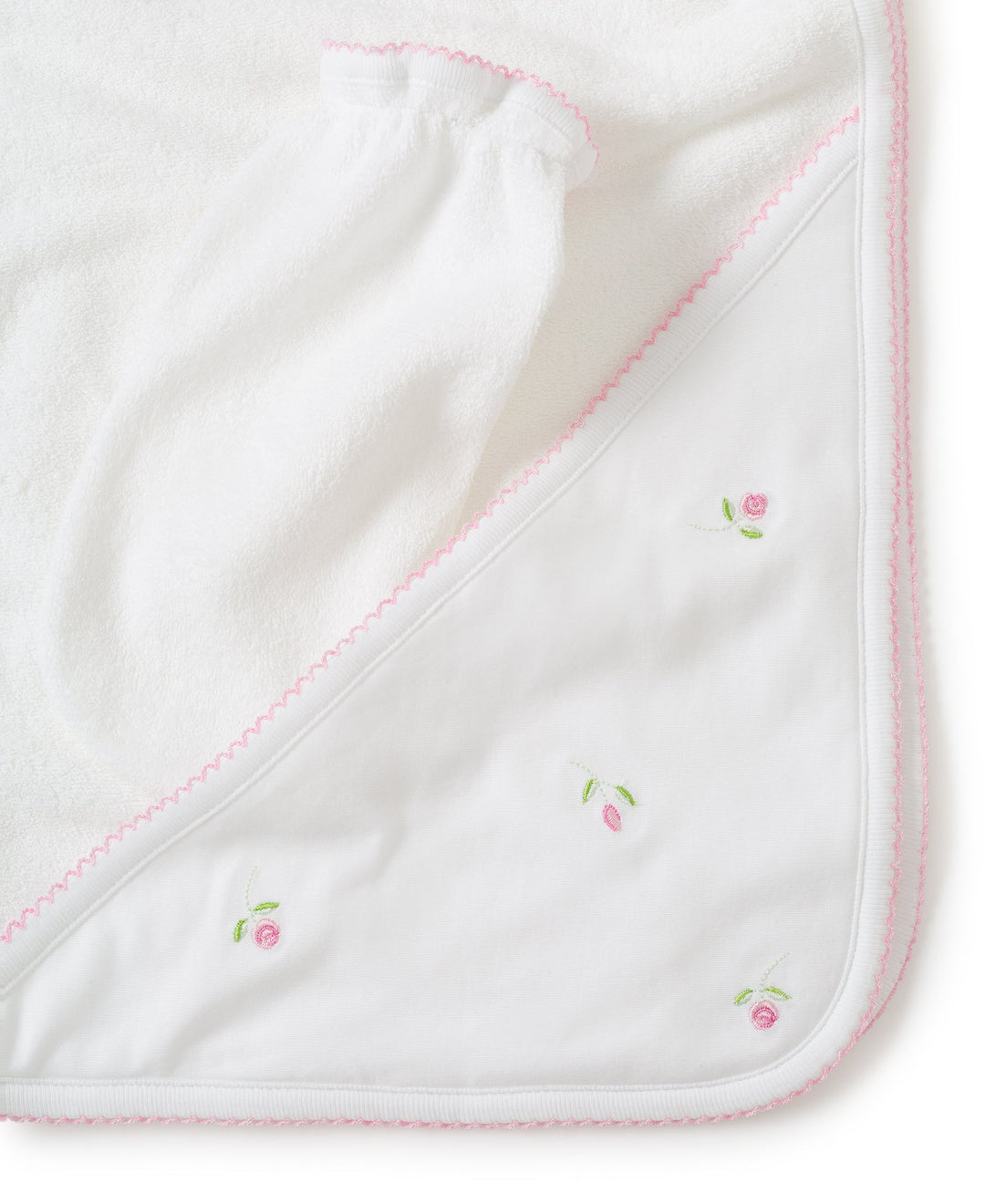 Garden Roses Hooded Towel w/ Mitt