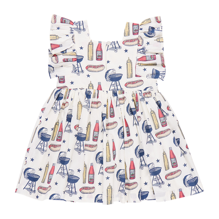 Girls Elsie Dress - Grilling Out