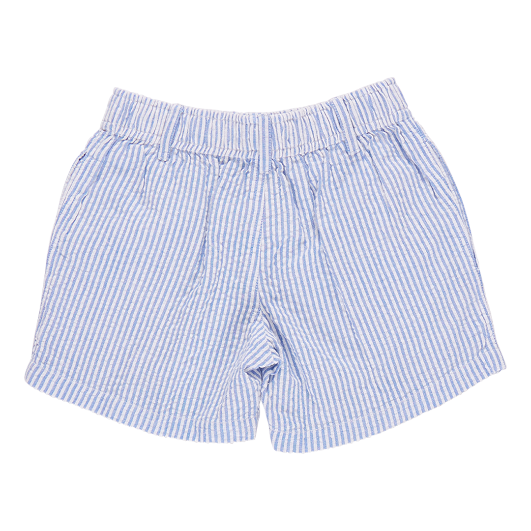 Boys Jackson Short - Blue Seersucker