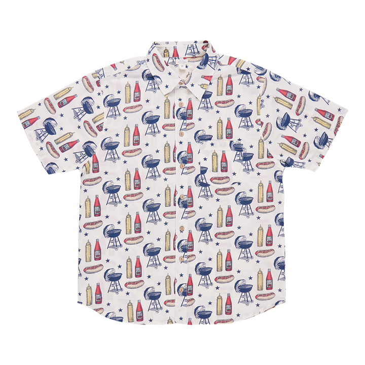 Mens Jack Shirt - Grilling Out
