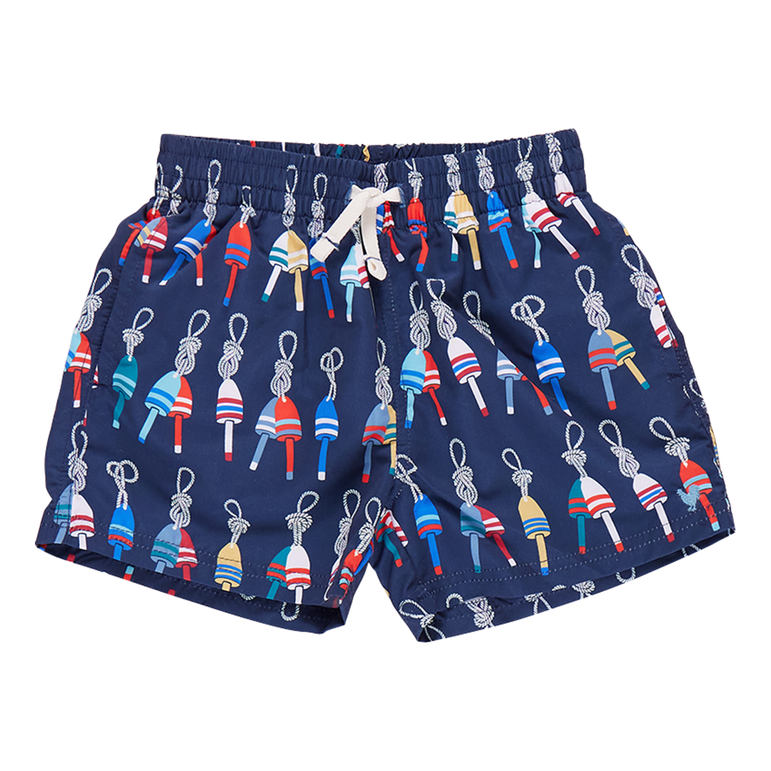 Boys Swim Trunk - Navy Buoys