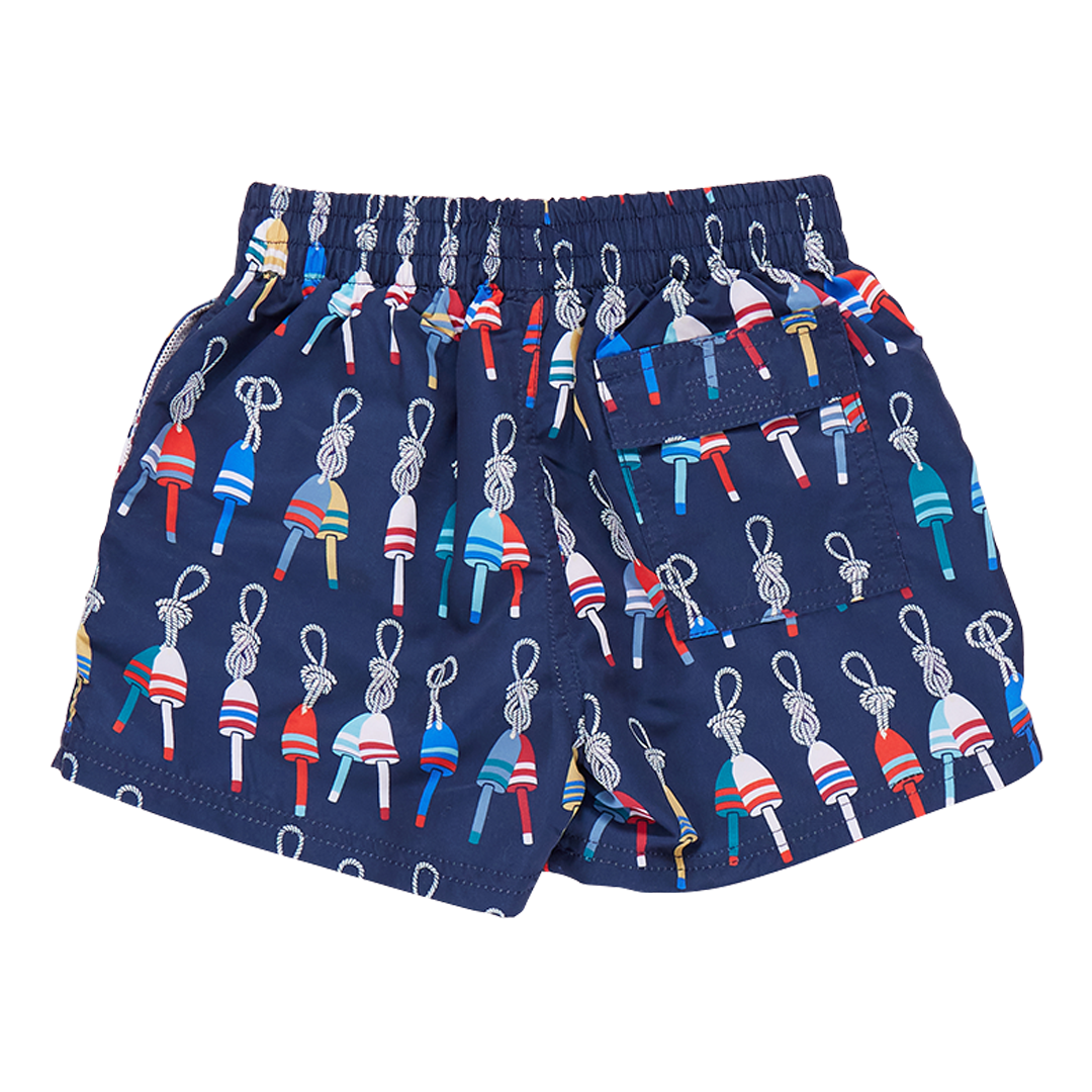 Boys Swim Trunk - Navy Buoys