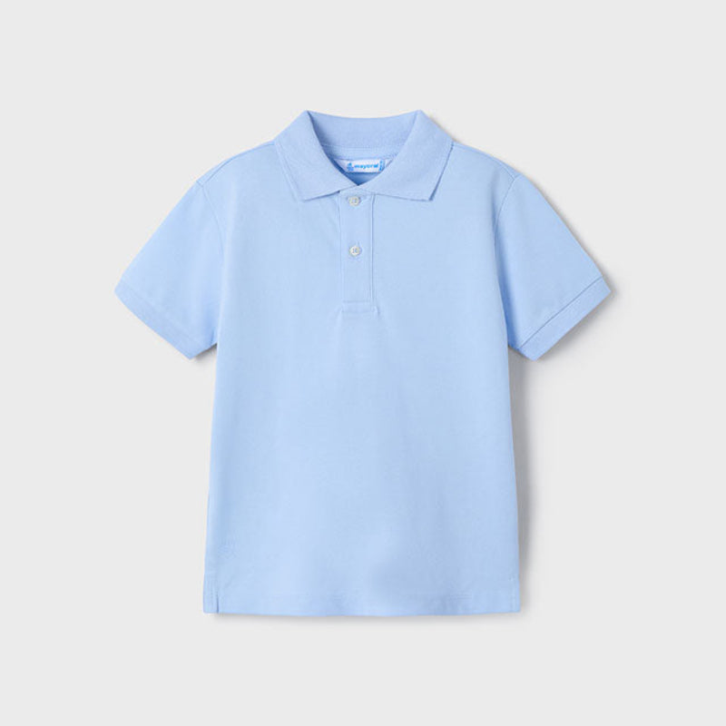 Sky Blue Classic Short Sleeve Polo Shirt