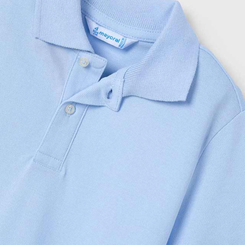 Sky Blue Classic Short Sleeve Polo Shirt