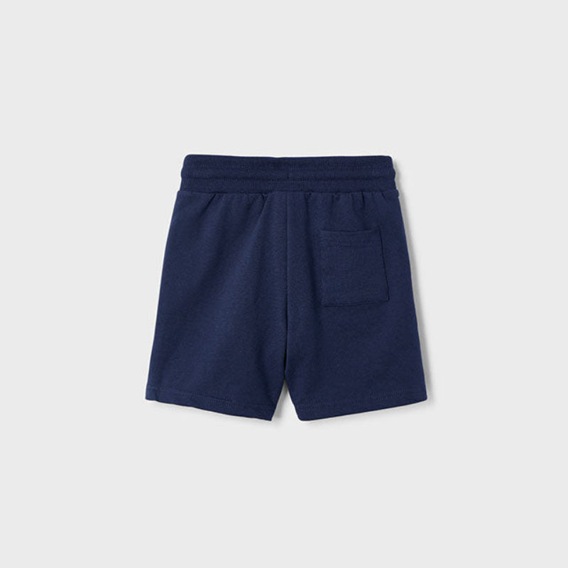 Navy Basic Fleece Shorts