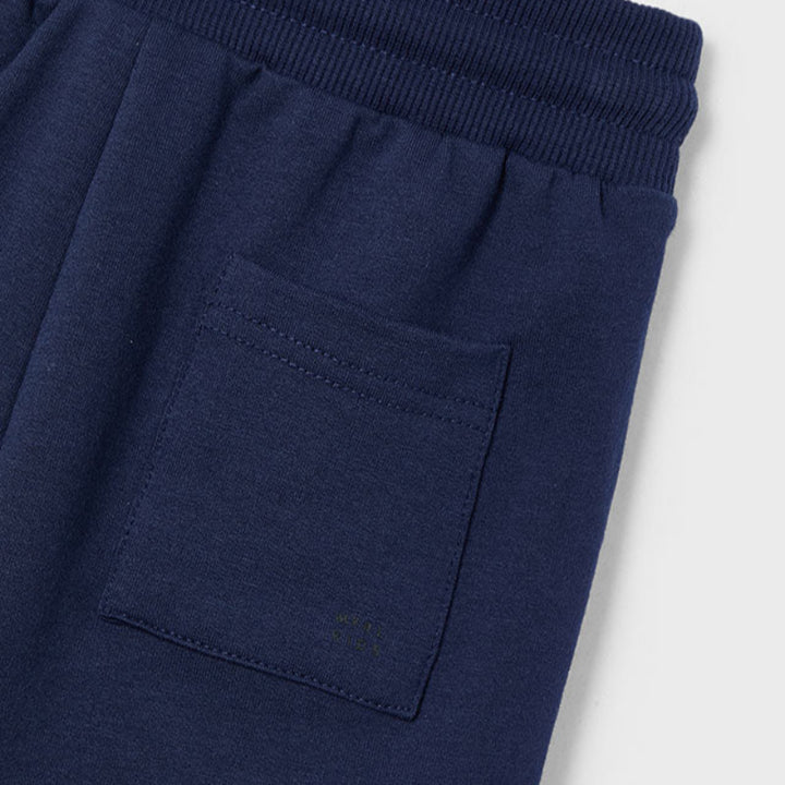 Navy Basic Fleece Shorts