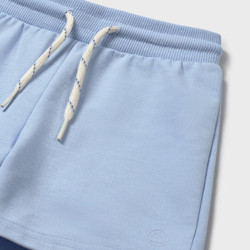 Light Blue Fleece Shorts