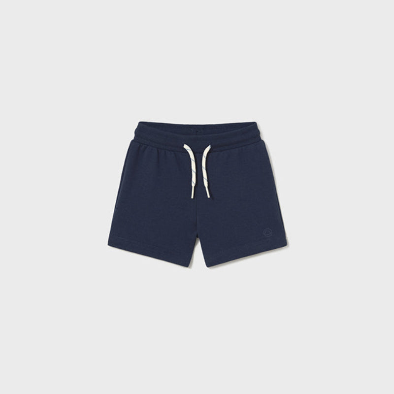 Navy Blue Fleece Shorts