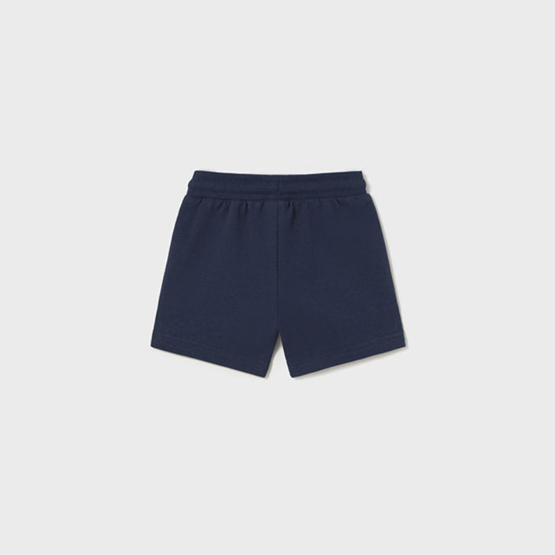 Navy Blue Fleece Shorts