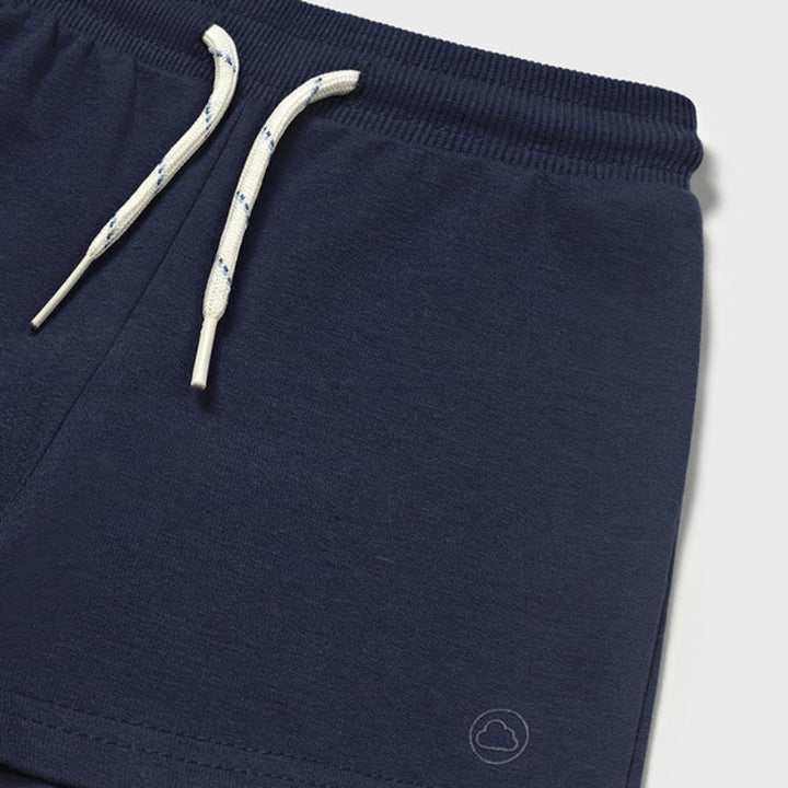 Navy Blue Fleece Shorts