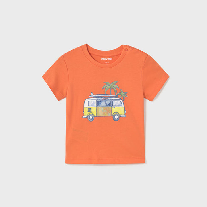 Orange Knit Van T-Shirt