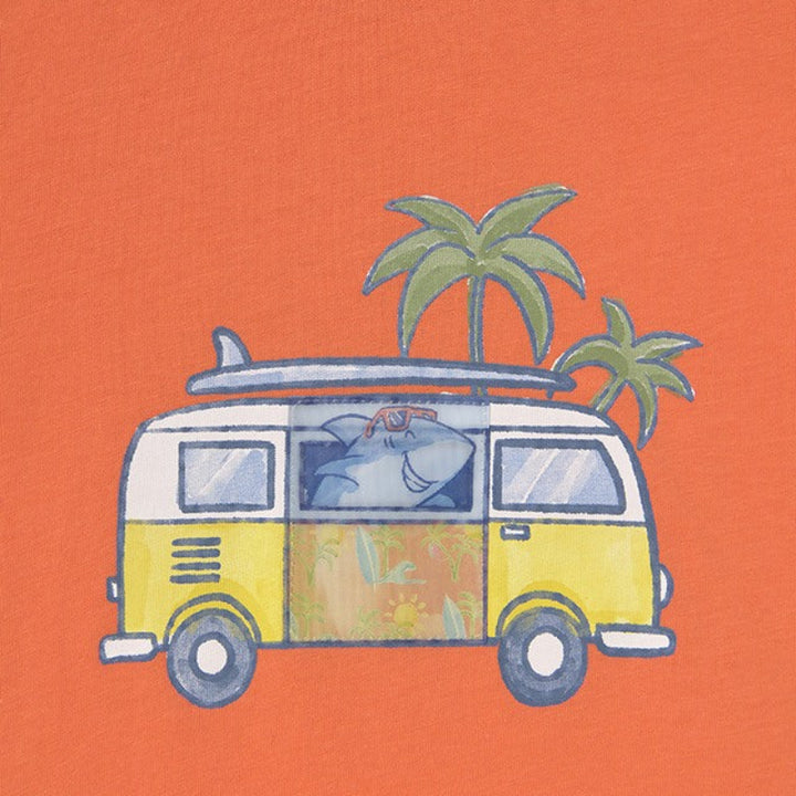 Orange Knit Van T-Shirt