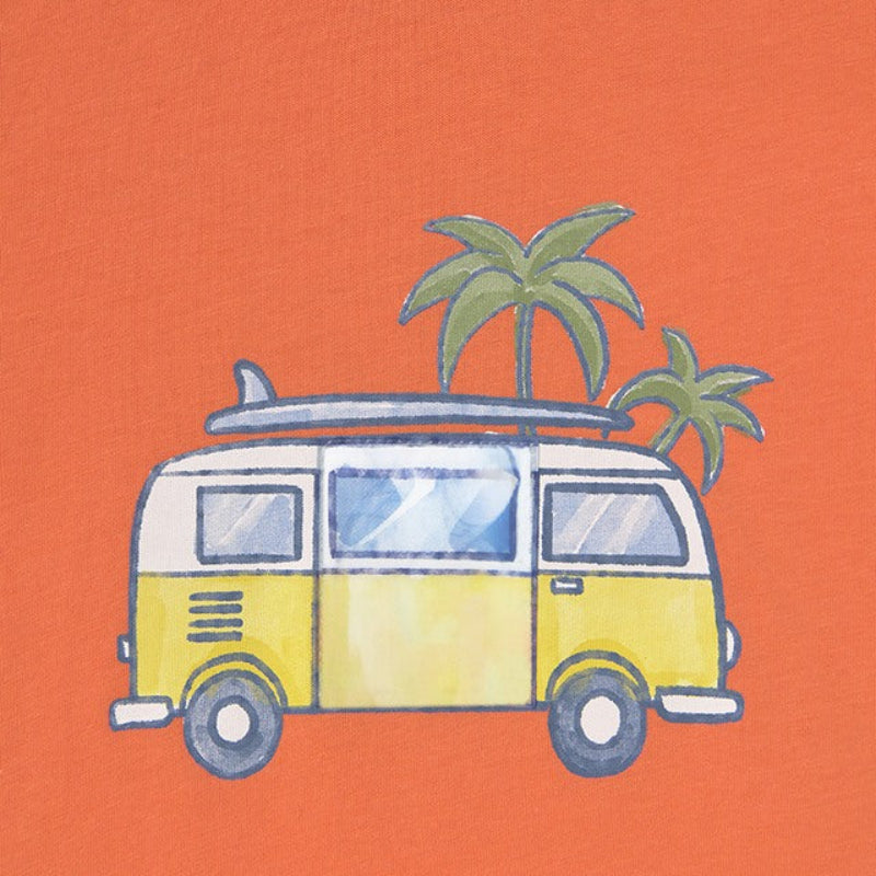 Orange Knit Van T-Shirt